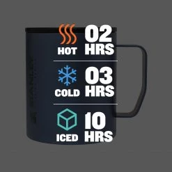 Buy 🧨 Stanley Stay Hot 12oz Titanium Camp Mug 🎉 -Stanley Bottle Shop NIG D10
