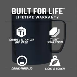 Buy 🧨 Stanley Stay Hot 12oz Titanium Camp Mug 🎉 -Stanley Bottle Shop NIG D8