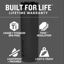 Hot Sale 🔔 Stanley Stay Hot 14oz Titanium Travel Mug 🤩 -Stanley Bottle Shop SAN D5 1