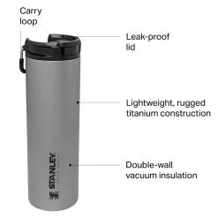 Hot Sale 🔔 Stanley Stay Hot 14oz Titanium Travel Mug 🤩 -Stanley Bottle Shop SAN D8 1